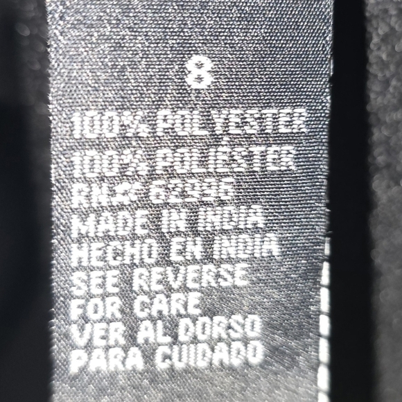 Scarlet Nite Black & White Cocktail Dress - Size 8 - Picture 8 of 8